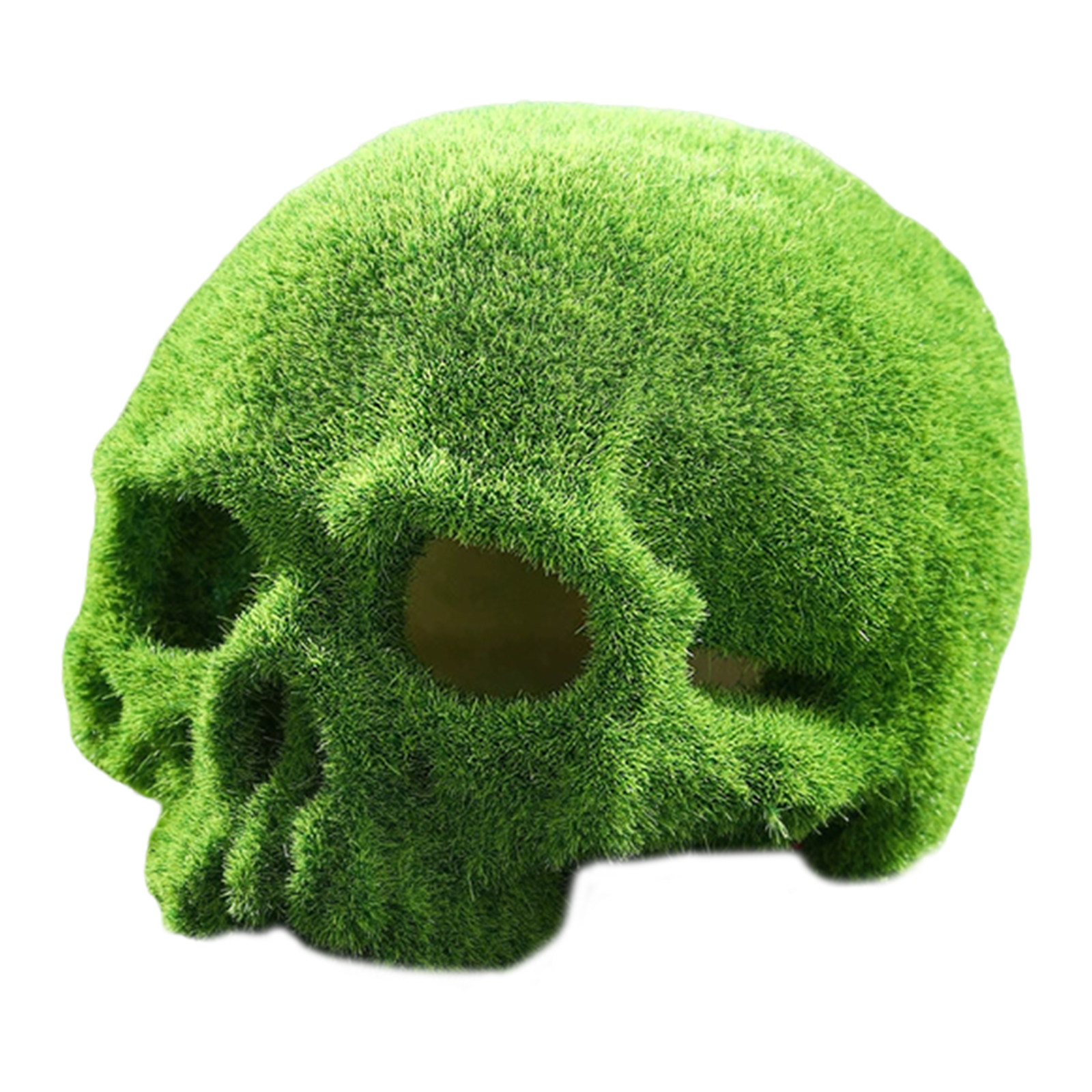Aquarium Moss - Resin Moss Skull Hideout Reptile Humid