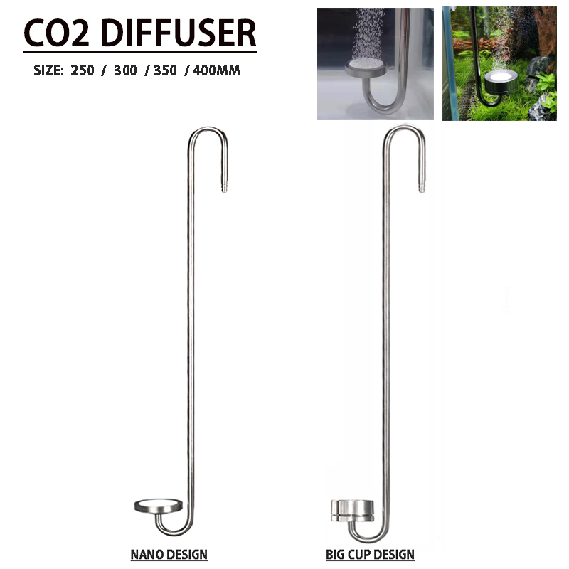 Aquarium Liquid Carbon - ZRDR Aquarium CO2 Diffuser Stainless Steel