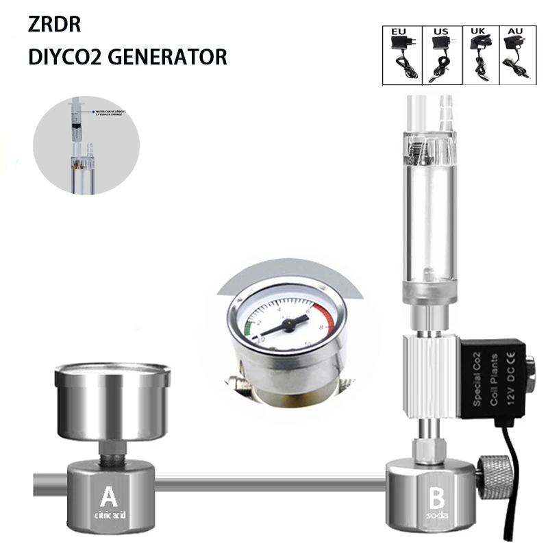 Aquarium DIY CO2 Reactor Gener - Aquarium Liquid Carbon recension och pris