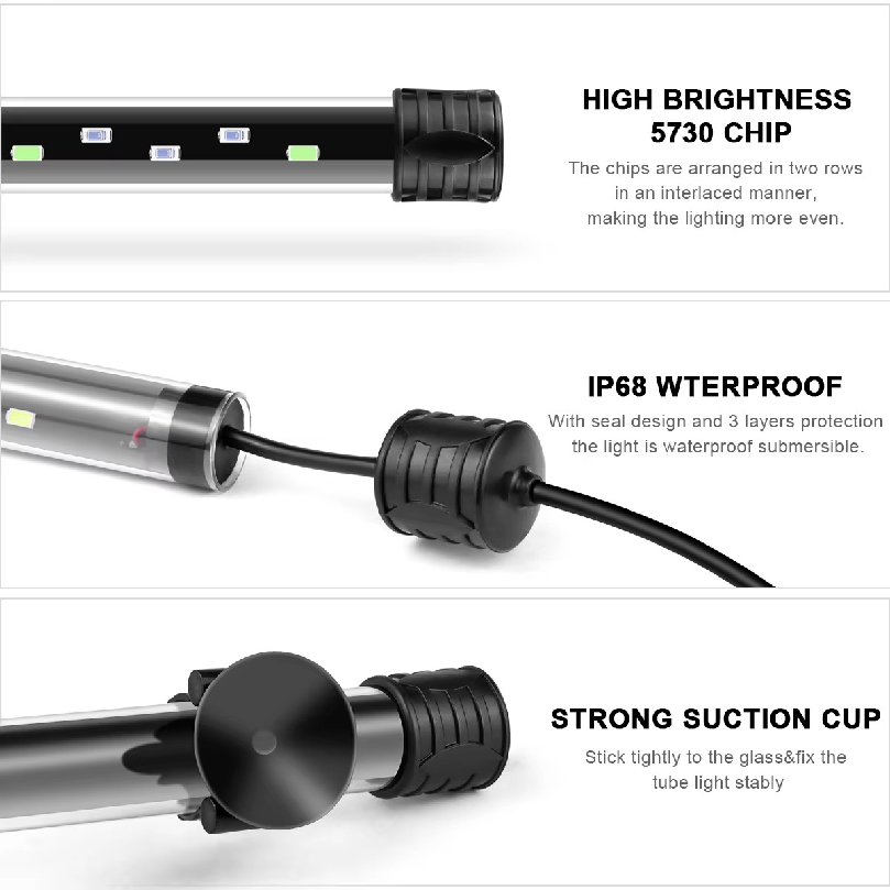 220V Strip Aquarium Light LED  - Aquarium Plant Substrate recension och pris