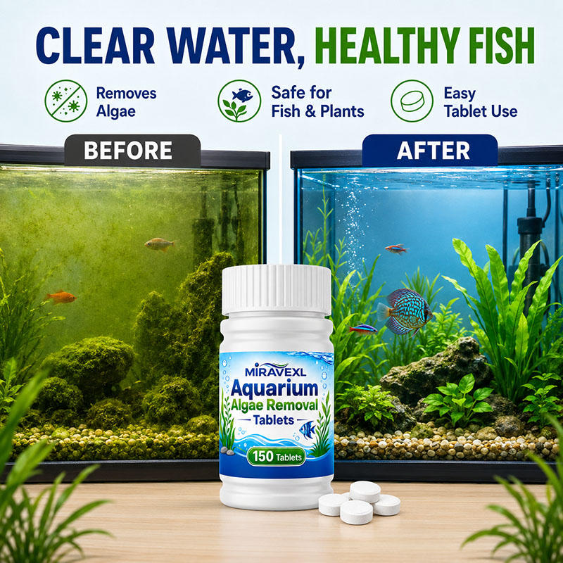 MIRAVEXL 150 Aquarium Algae Re - Live Plant Aquarium recension och pris