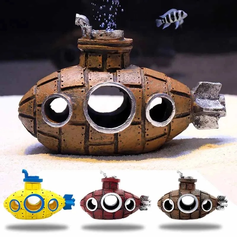 Resin Submarine Ornaments Aqua - Aquarium Plants Live recension och pris