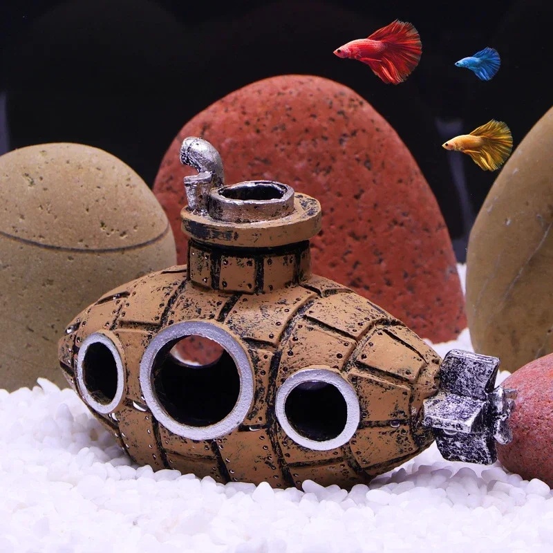 Resin Submarine Ornaments Aqua - Aquarium Plants Live recension och pris