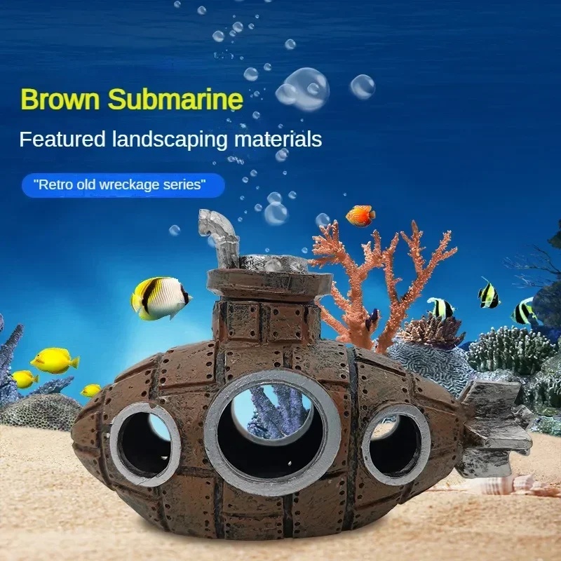 Resin Submarine Ornaments Aqua - Aquarium Plants Live recension och pris