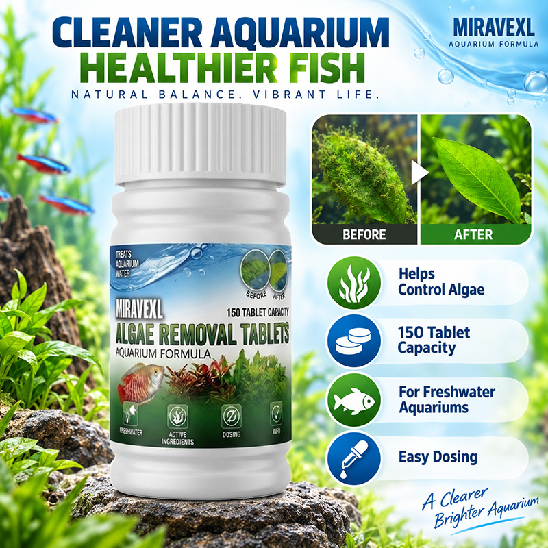 MIRAVEXL 150 Tablets Fish Tank - Planted Aquarium Cleaning recension och pris