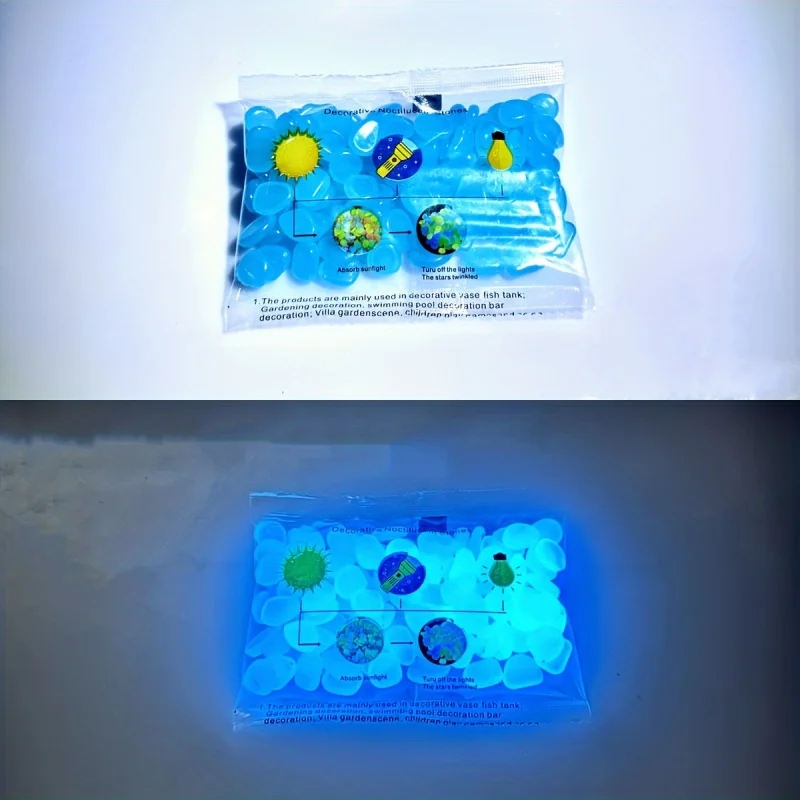 100pcs Resin Luminous Stones G - Plant Aquarium Pot recension och pris